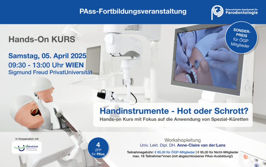 ÖGP Handinstrumentekurs für PAss | 05.04.2025 | Wien